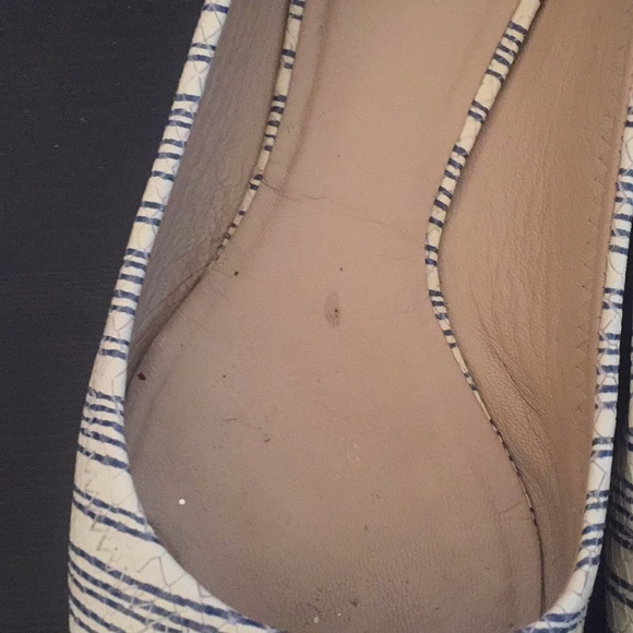 Tory Burch Reva Ballet Printed Vitraux Snake Print - Picture 3 of 5